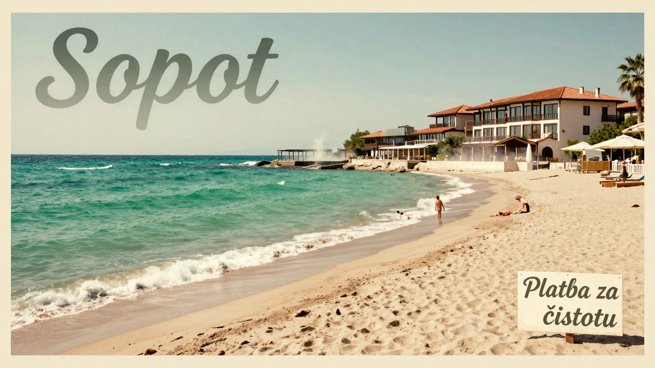 Пляж в Болгарии с изумрудным морем, термальными источниками и чистым песком, без толп туристов.